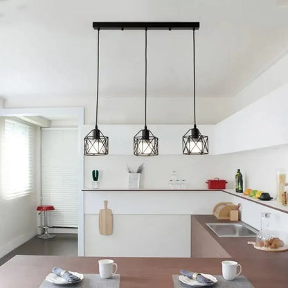 Luster Forma Prism, Geo Trio, 3 x E27, Μαύρο, Metal Luster Industrial Προεπιλεγμένος τίτλος Alessandro Design