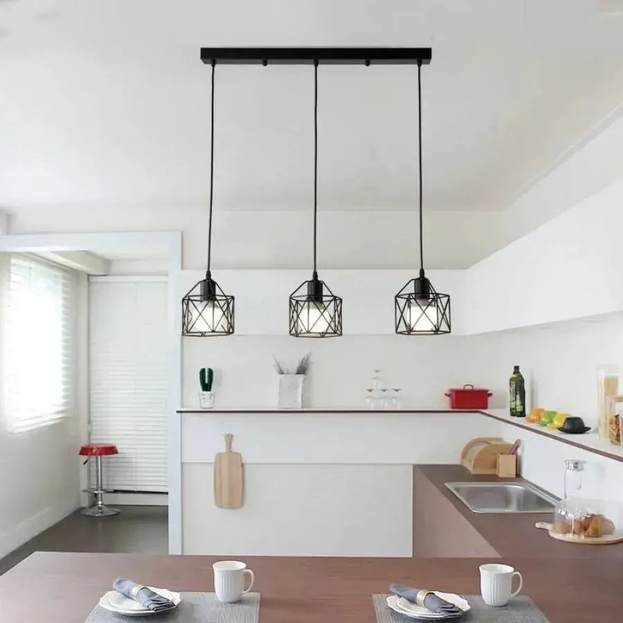 Luster Forma Prism, Geo Trio, 3 x E27, Μαύρο, Metal Luster Industrial Προεπιλεγμένος τίτλος Alessandro Design