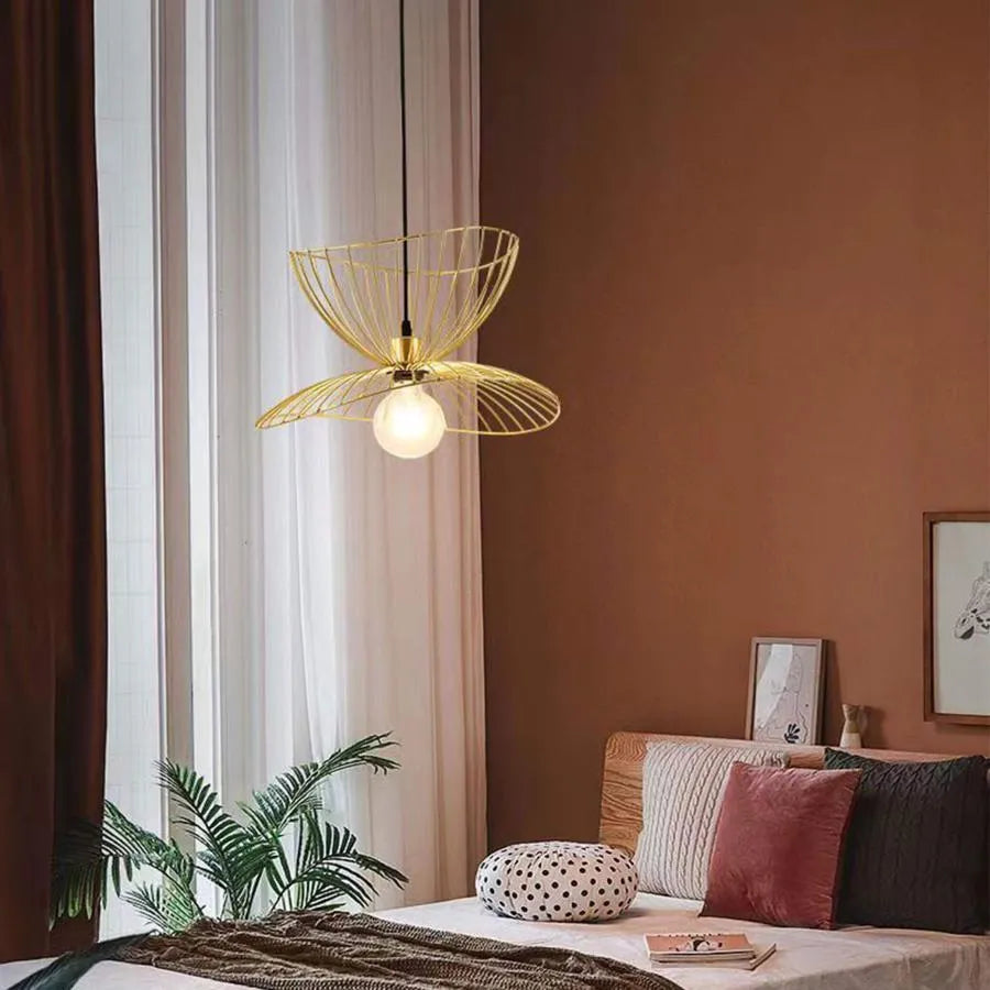 Κρεμαστό Egemen 1x E27, Metal, Gold Luster Industrial Προεπιλεγμένος τίτλος Alessandro Design