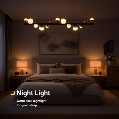 Πολυέλαιος Aurion 29W Ακρυλικός LED Κρεμαστός με Τηλεχειριστήριο, Ρυθμιζόμενο, Μαύρο Χρυσό, Μεταλλικό και Ακρυλικό LED Πολυέλαιοι με Τηλεχειριστήριο Προεπιλεγμένος τίτλος Alessandro Design