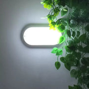LED Φωτιστικό Οροφής FANTAS Οβάλ 8W 17cm Λευκό Εξωτερικό Φωτιστικό Οροφής LED IP65 Προεπιλεγμένος τίτλος Alessandro Design