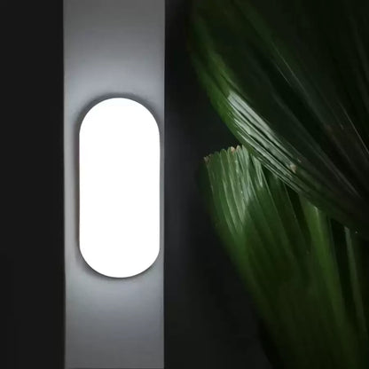 LED Φωτιστικό Οροφής FANTAS Οβάλ 8W 17cm Λευκό Εξωτερικό Φωτιστικό Οροφής LED IP65 Προεπιλεγμένος τίτλος Alessandro Design