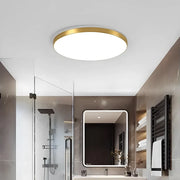 Φωτιστικό οροφής LED SOLIS 27cm 20W Cold Light Χρυσά φωτιστικά οροφής LED Προεπιλεγμένος τίτλος Alessandro Design
