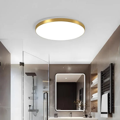 Φωτιστικό οροφής LED SOLIS 27cm 20W Cold Light Χρυσά φωτιστικά οροφής LED Προεπιλεγμένος τίτλος Alessandro Design