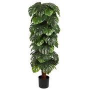 Monstera deliciosa Τεχνητό φυτό, χωρίς γλάστρα, 140cm Πράσινος Προεπιλεγμένος Τίτλος Alessandro Design