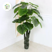 Τεχνητό φυτό Alocasia odora, χωρίς γλάστρα, 150 εκ. Πράσινα τεχνητά φυτά εσωτερικού χώρου Προεπιλεγμένος τίτλος Alessandro Design