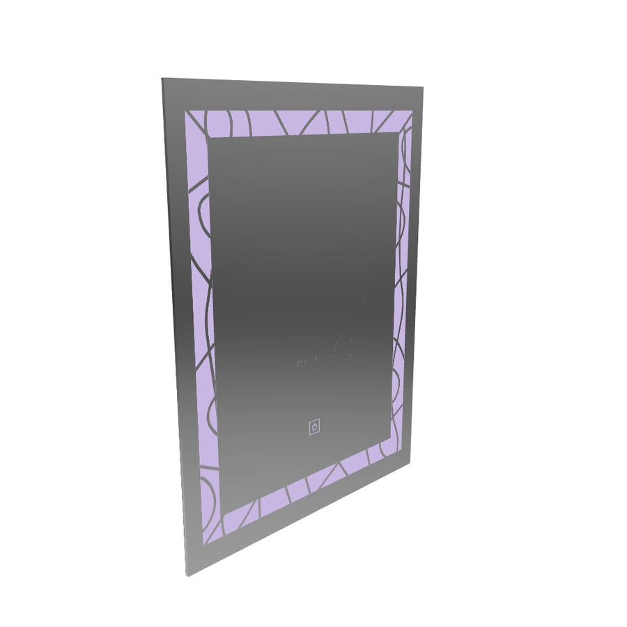 Ορθογώνιος καθρέφτης LED, 60x80cm, Deco Frame Basic Touch