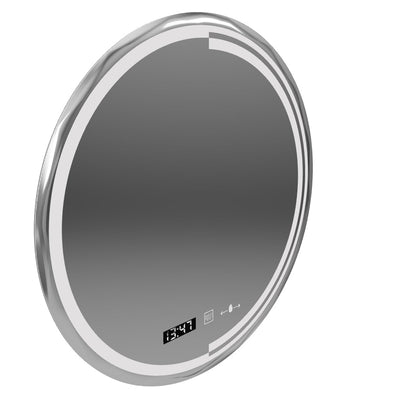 LED Στρογγυλός καθρέφτης, 60cm, Consuel Marcello MotionGlow Sensor, Demister System, Ρολόι & Θερμόμετρο, Dimmable