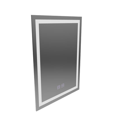 Ορθογώνιος καθρέφτης LED, 45x60cm, RADIANTE Touch, Demister System, Dimmable