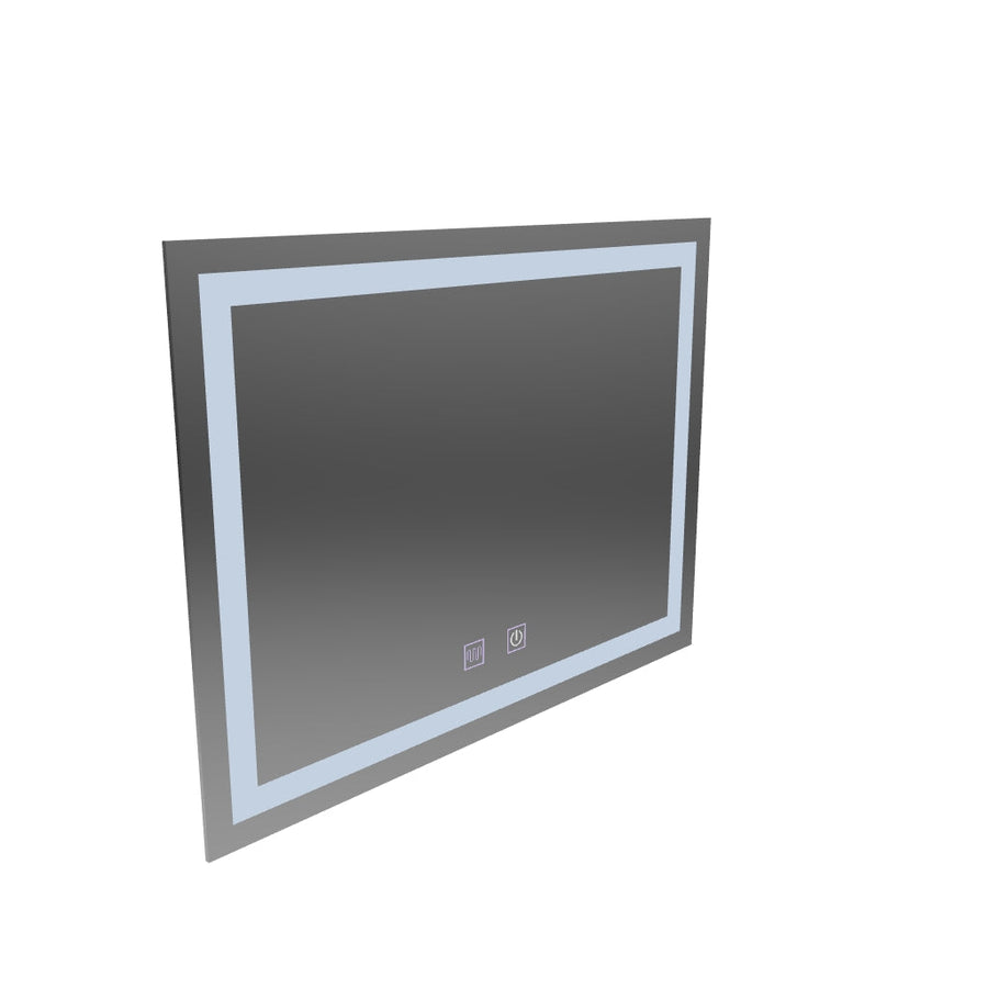 Ορθογώνιος καθρέφτης LED, 80x60cm, RADIANTE Touch, Demister System, Dimmable