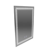 Ορθογώνιος καθρέφτης LED, 60x80cm, Touch Vivido, Σύστημα Demister, Dimmable