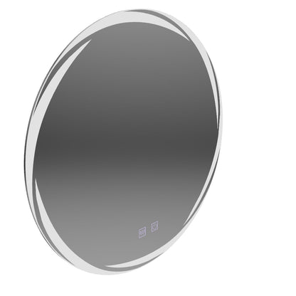 Στρογγυλός καθρέφτης LED 60cm, Spirallus Touch, Demister System, Dimmable