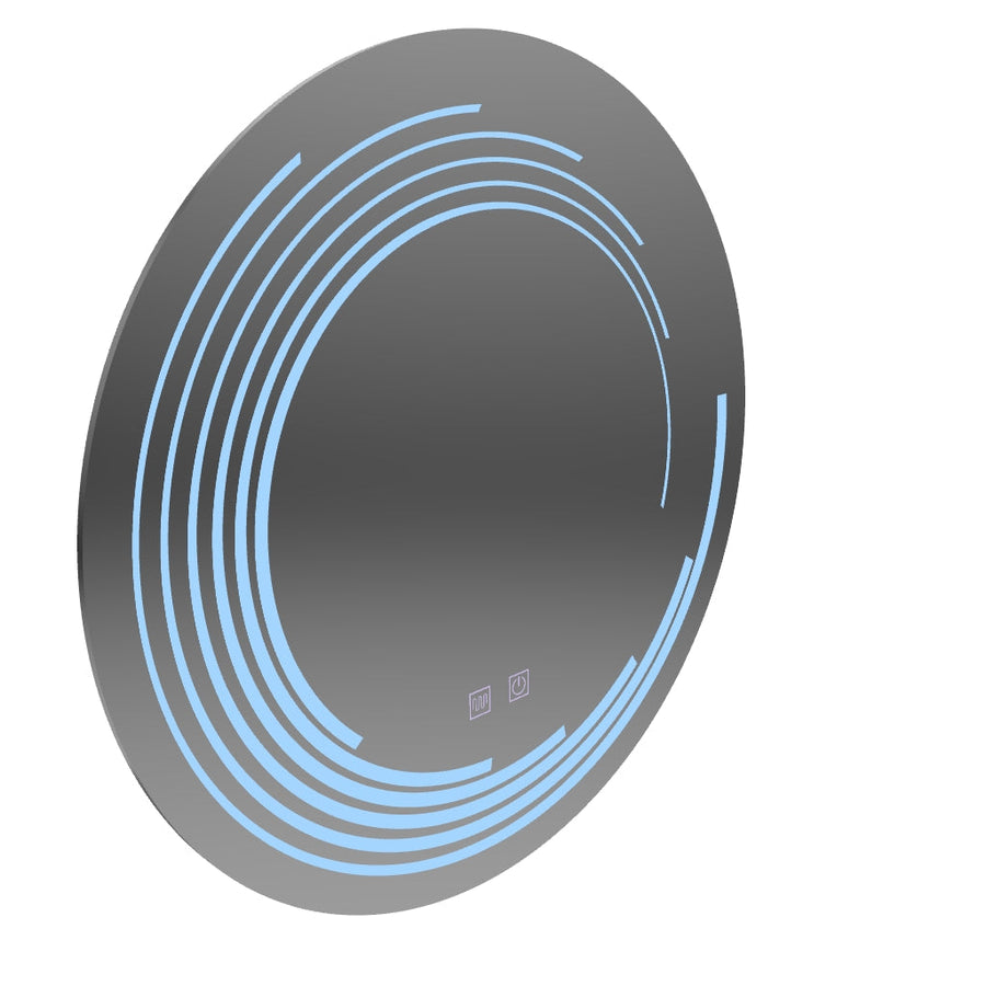 Mirror LED Γύρος 70cm Lira Verità Touch Dimable Defrition System