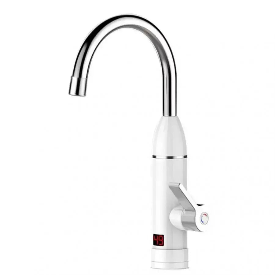 Instant Electric Baucet for Hot Water, LCD Display, White, Kitchen Baucets LZ-501X Προεπιλεγμένος τίτλος Alessandro Design