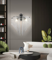 Λαμπτήρας Ander Cristal 2x E14 Shiny Chrome, Strings of crystals Λαμπτήρες εσωτερικού χώρου Προεπιλεγμένος τίτλος Alessandro Design