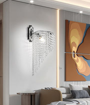 Φωτιστικό τοίχου Cristal Ander 1x E14 Γυαλιστερό χρώμιο Εσωτερικό φωτιστικό τοίχου Προεπιλεγμένος τίτλος Alessandro Design