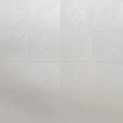 Σετ 10x Αυτοκόλλητη ταπετσαρία 3D Soft Foam, 70cmx70cmx2mm, Λευκή ταπετσαρία 3D Προεπιλεγμένος τίτλος Alessandro Design
