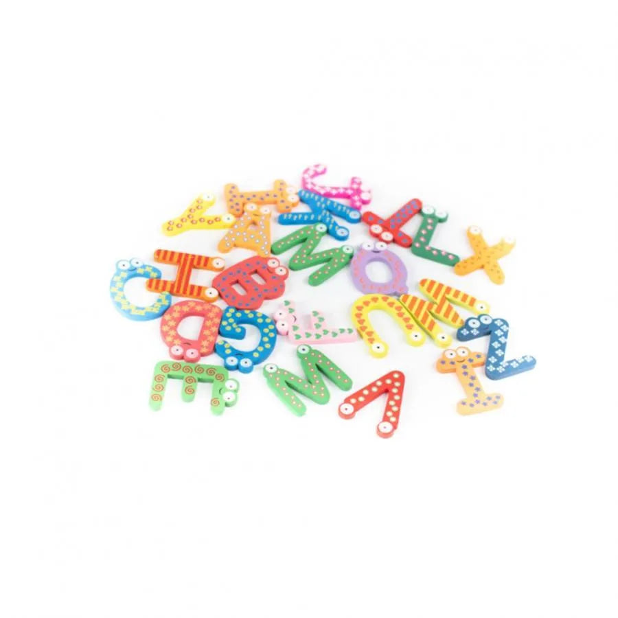 Σετ πολύχρωμων γραμμάτων, Magnetic, 26 τεμαχίων, PJ02 Montessori Educational Toys Προεπιλεγμένος τίτλος Alessandro Design