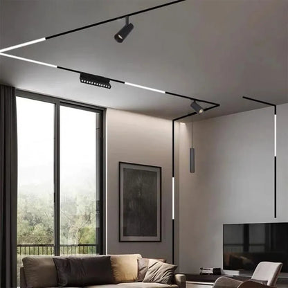 Χωνευτή πίστα για μαγνητικούς προβολείς, 1 m, Black LED Προϊόντα Προεπιλεγμένος τίτλος Alessandro Design