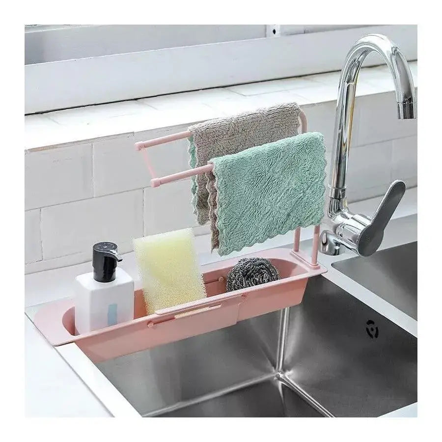 Τηλεσκοπική υποστήριξη για νεροχύτη, 50 cm Pink Macaron Bathroom Accessories Προεπιλεγμένος τίτλος Alessandro Design