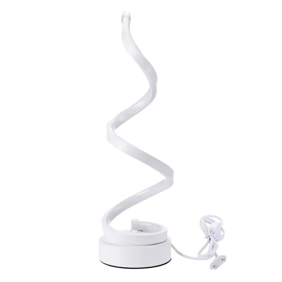 Veioza LED Genom, 24W, Κρύο/Ζεστό/Ουδέτερο φως, Πλαστικό και Μέταλλο, Λευκό Veioze & Lampadare Προεπιλεγμένος τίτλος Alessandro Design