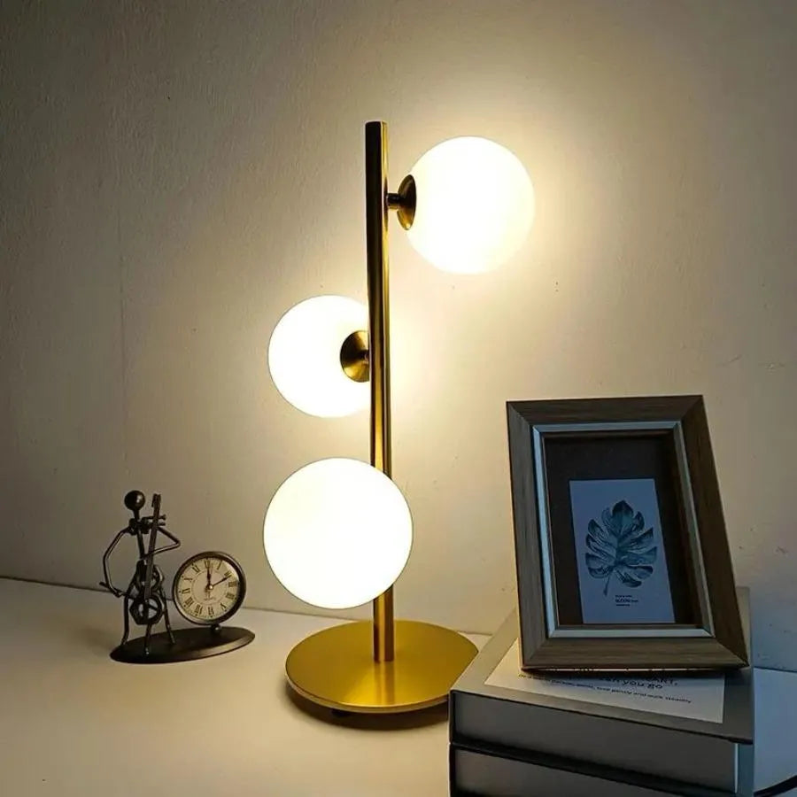 Veioza Mustafa 3x G9 White Gold Veioze & Lampadare Προεπιλεγμένος τίτλος Alessandro Design
