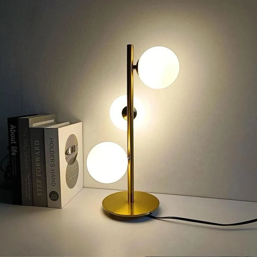 Veioza Mustafa 3x G9 White Gold Veioze & Lampadare Προεπιλεγμένος τίτλος Alessandro Design