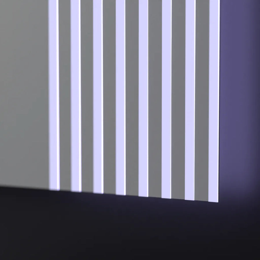 Ορθογώνιος καθρέφτης LED, 80x60 cm, Infinity Frame Basic Touch 1005S-20A Προεπιλεγμένος τίτλος Alessandro Design