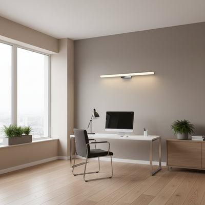 Επιτοίχιο φωτιστικό LED, COMO, 7W, γραμμικό, Θερμό/Ουδέτερο/Ψυχρό φως, Μαύρο