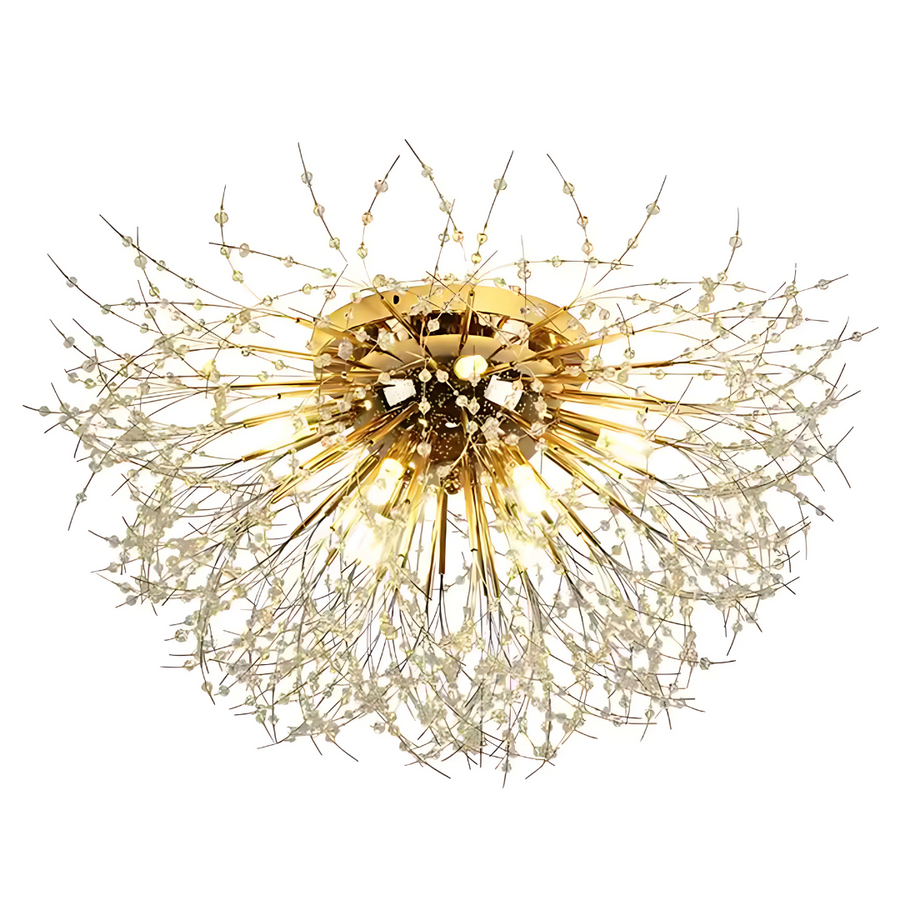 Crystal Chandelier RONDO Vivace, 8x G9, Διάμετρος 60cm, Shiny Gold Crystal Chandeliers Προεπιλεγμένος τίτλος Alessandro Design