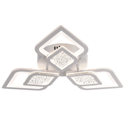 Lustra LED cu telecomanda DALIA 67W, 3 Petale, lumina Rece/Calda/Neutra, Dimabila, Alb Lustre LED cu Telecomanda Default Title Alessandro Design