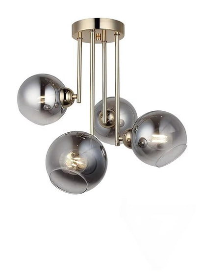 Πολυέλαιος μοντέρνος λαμπτήρας MODUS, 4x E27, Gold, Metal Modern Chandeliers Προεπιλεγμένος τίτλος Alessandro Design