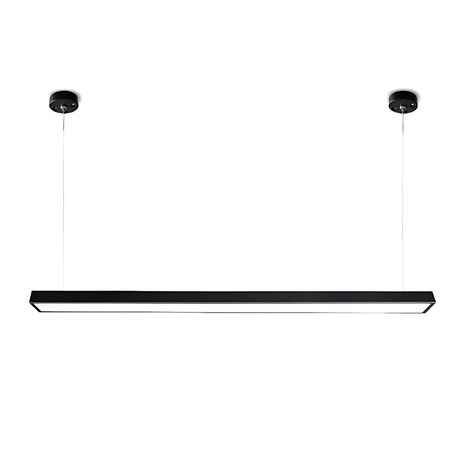 Lustra LED suspendata DARIN, 120cm, 23W, Inaltime Reglabila, Lumina Rece, Negru Lustre Moderne Default Title Alessandro Design